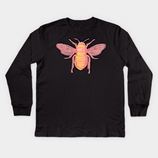 Queen bee Sticker Kids Long Sleeve T-Shirt